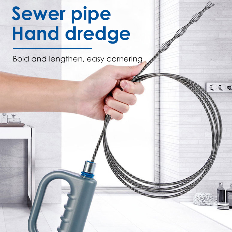 Drain Snake Flexible - 10M scarico sbloccato asta flessibile coclea