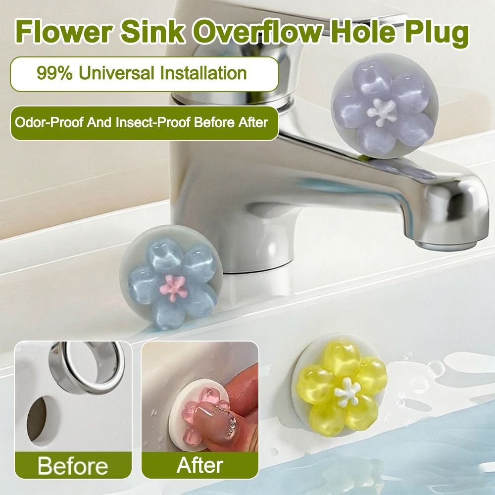 Overflow Pipe Clip - Anello di tenuta anti-intasamento per tubi