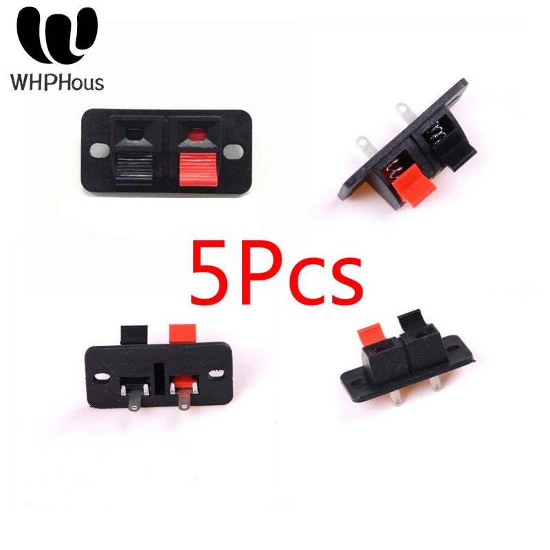 Push Fit Connector - 5Pcs 2 posizioni terminale connettore Push