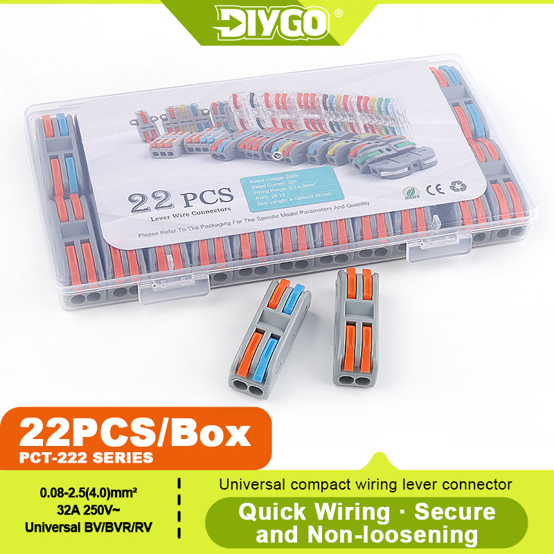 Push Fit Connector - DIY GO 22 Pezzi Connettori a