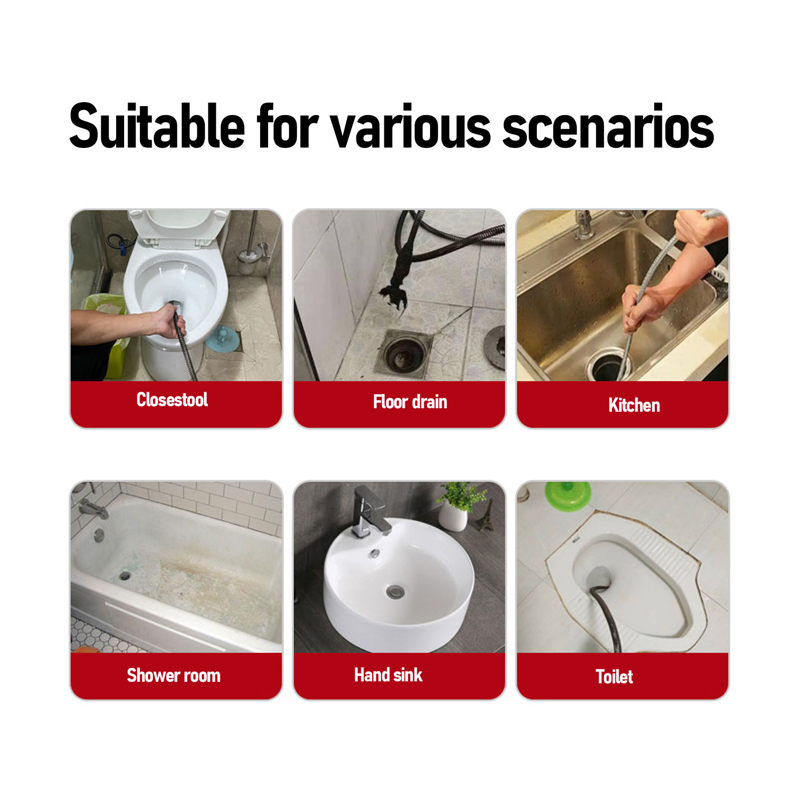 Sonda per la pulizia degli sca - Drain Snake Flexible recensione e prezzo