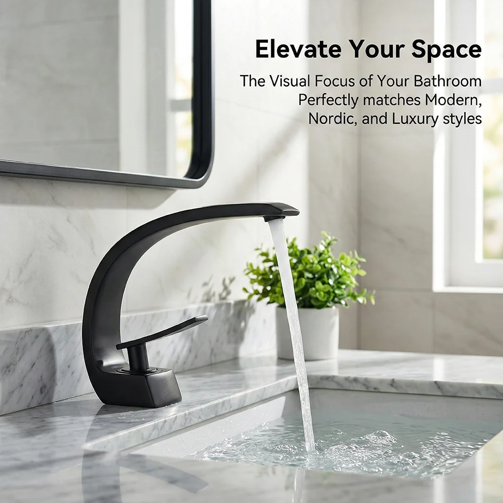 Rubinetto da Bagno Nero Opaco, - Silicone Tap Washer recensione e prezzo
