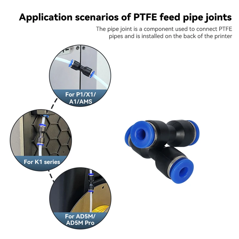 1/2/3pcs Stampante 3D PTFE Rac - Ptfe Tape Thread recensione e prezzo