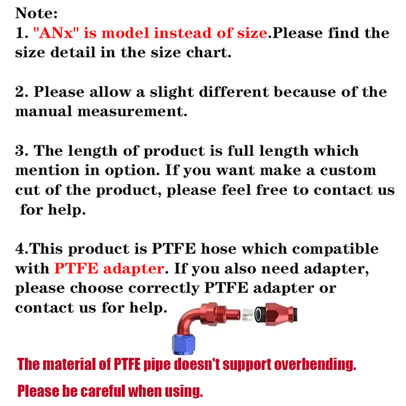 1M/2M/3M/5M AN3 AN4 AN6 AN8 AN - Ptfe Tape Thread recensione e prezzo