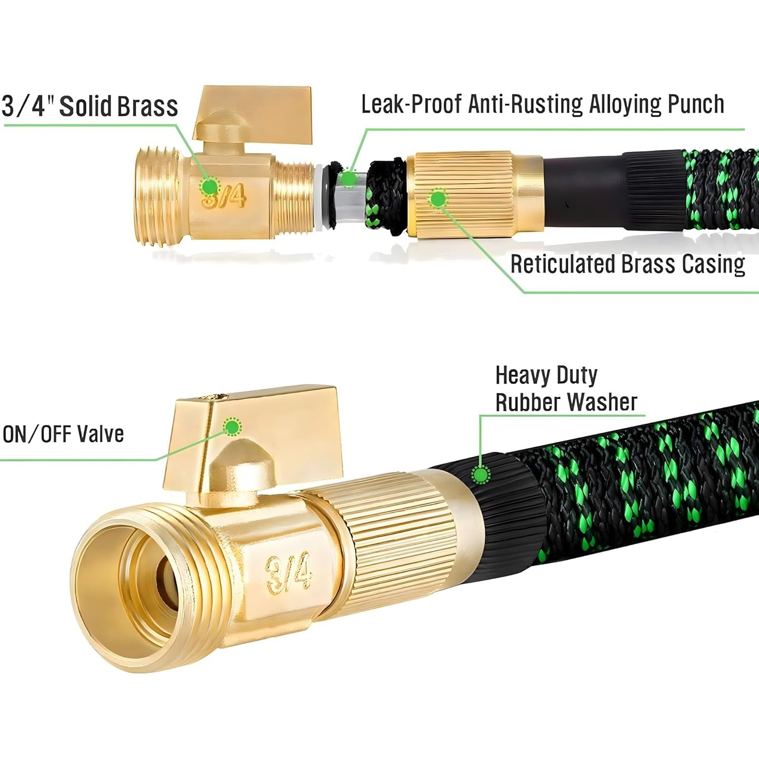 Tubo da giardino non espandibi - Flexible Hose Braided recensione e prezzo