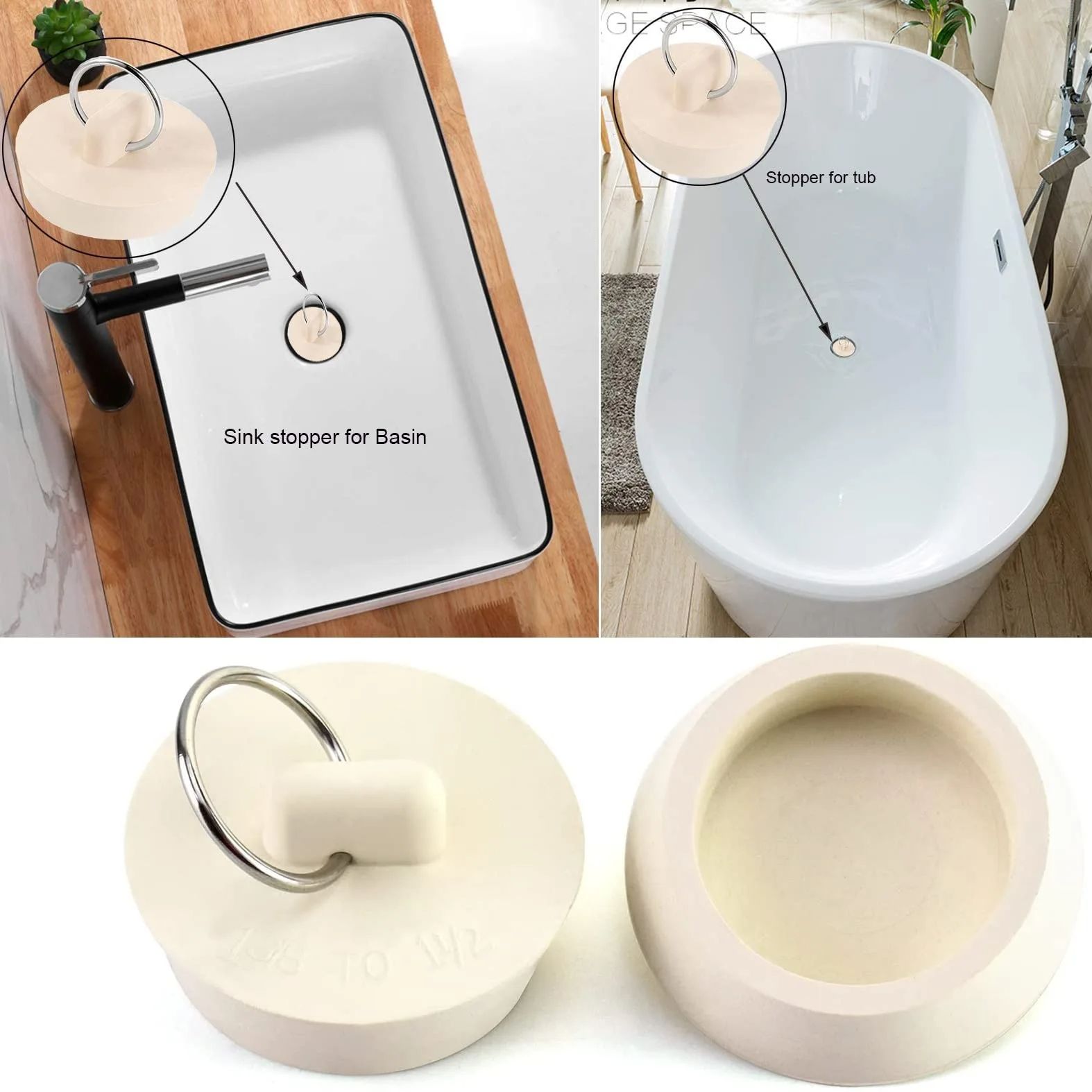 1 pz Tappo per vasca rotondo i - Drain Pipe Clip recensione e prezzo