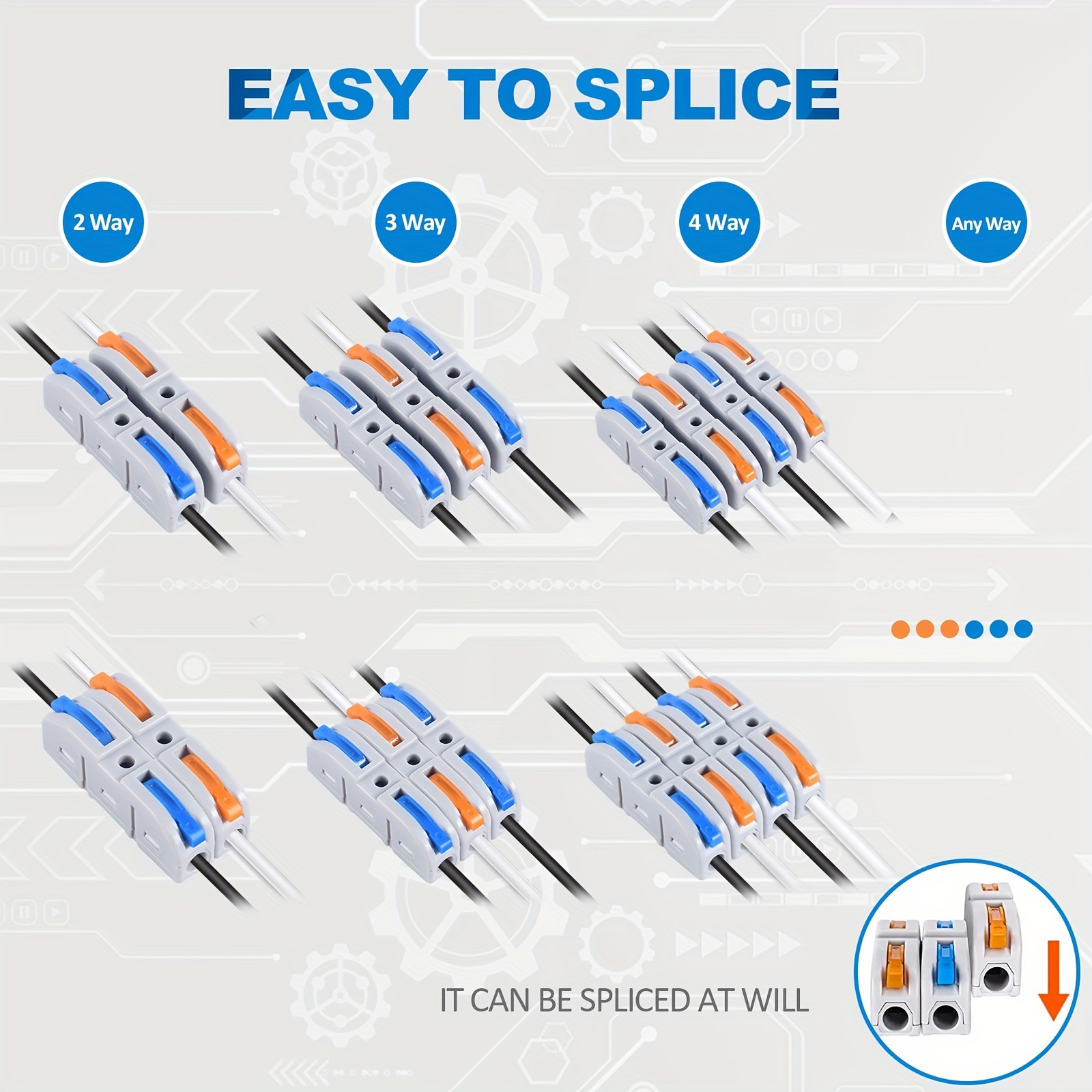 Connettori per cavi a leva, ki - Push Fit Connector recensione e prezzo