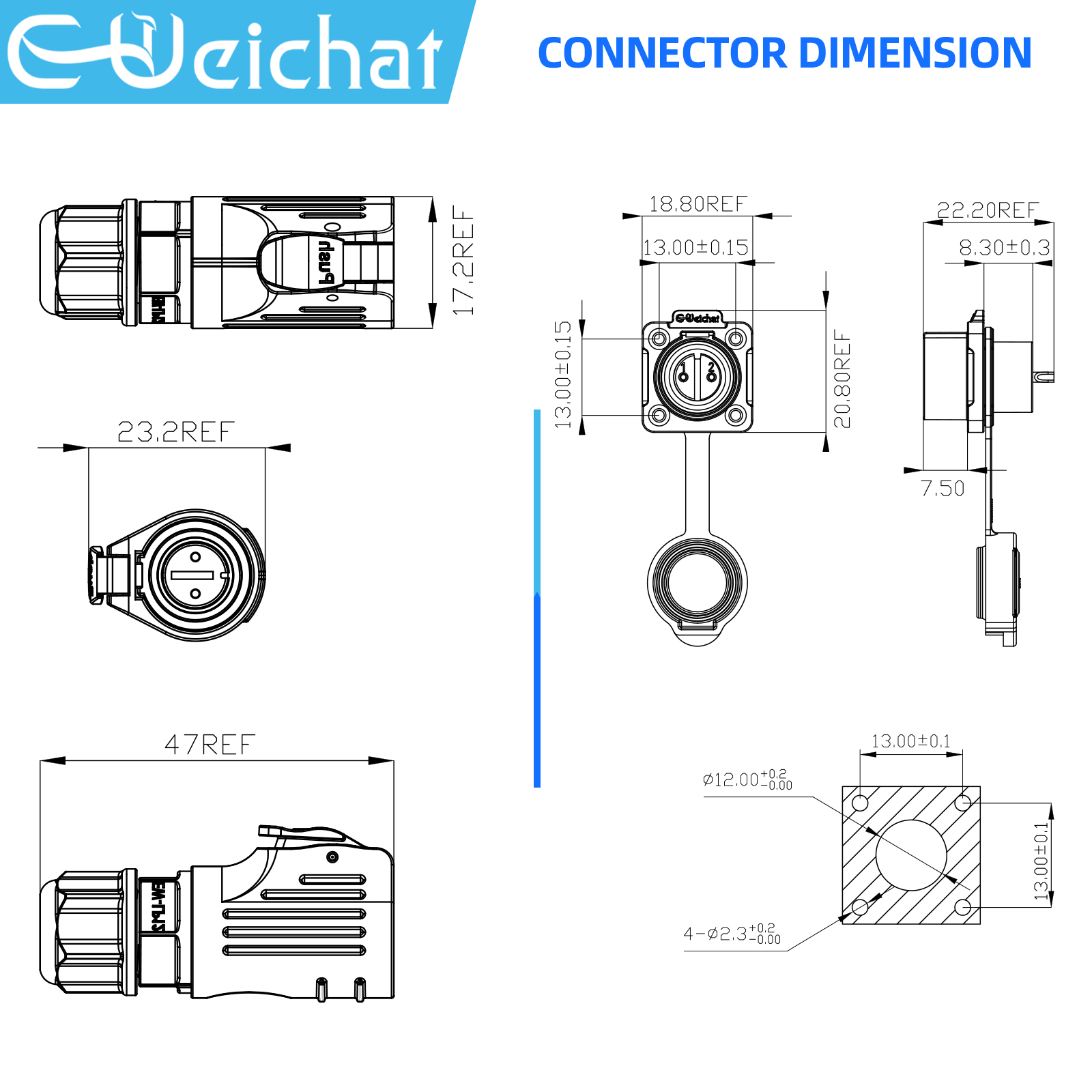 LP12 M12 IP68 Connettore elett - Push Fit Connector recensione e prezzo