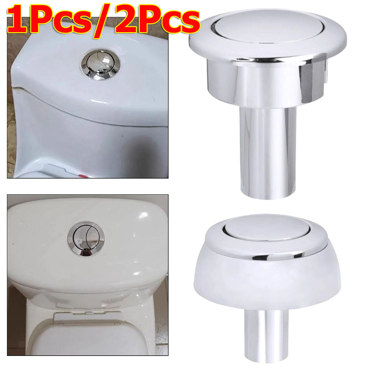 1 pz/2 pz Pulsante di scarico  - Toilet Fill Valve recensione e prezzo